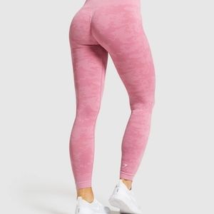 Gymshark pink camo leggings